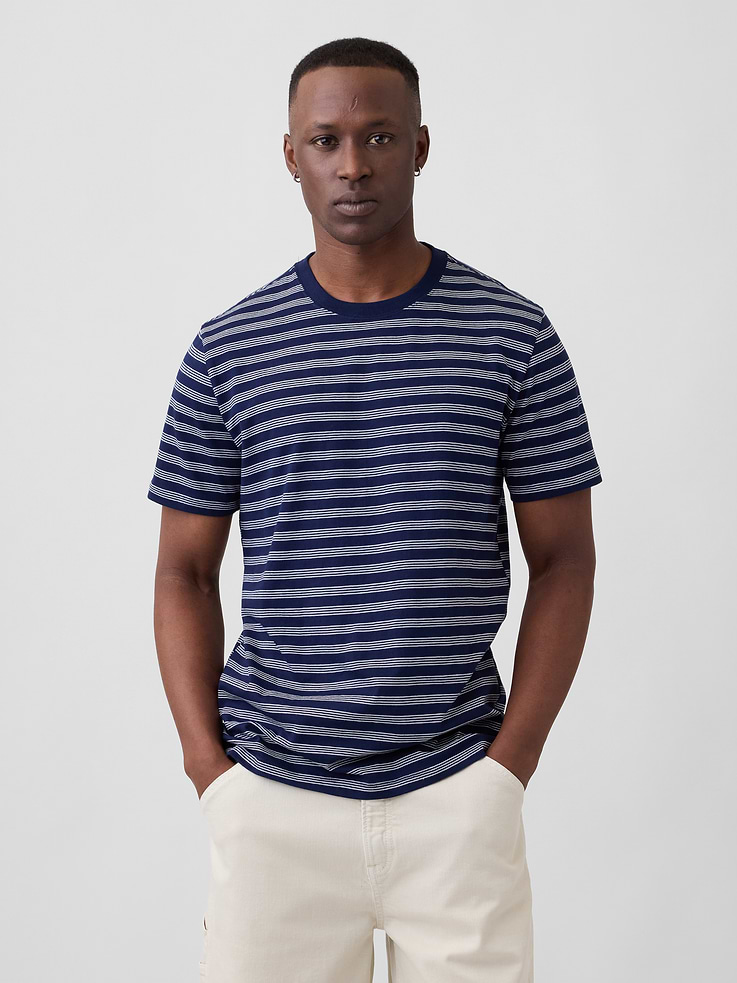 Everyday Soft Stripe Crewneck T-Shirt