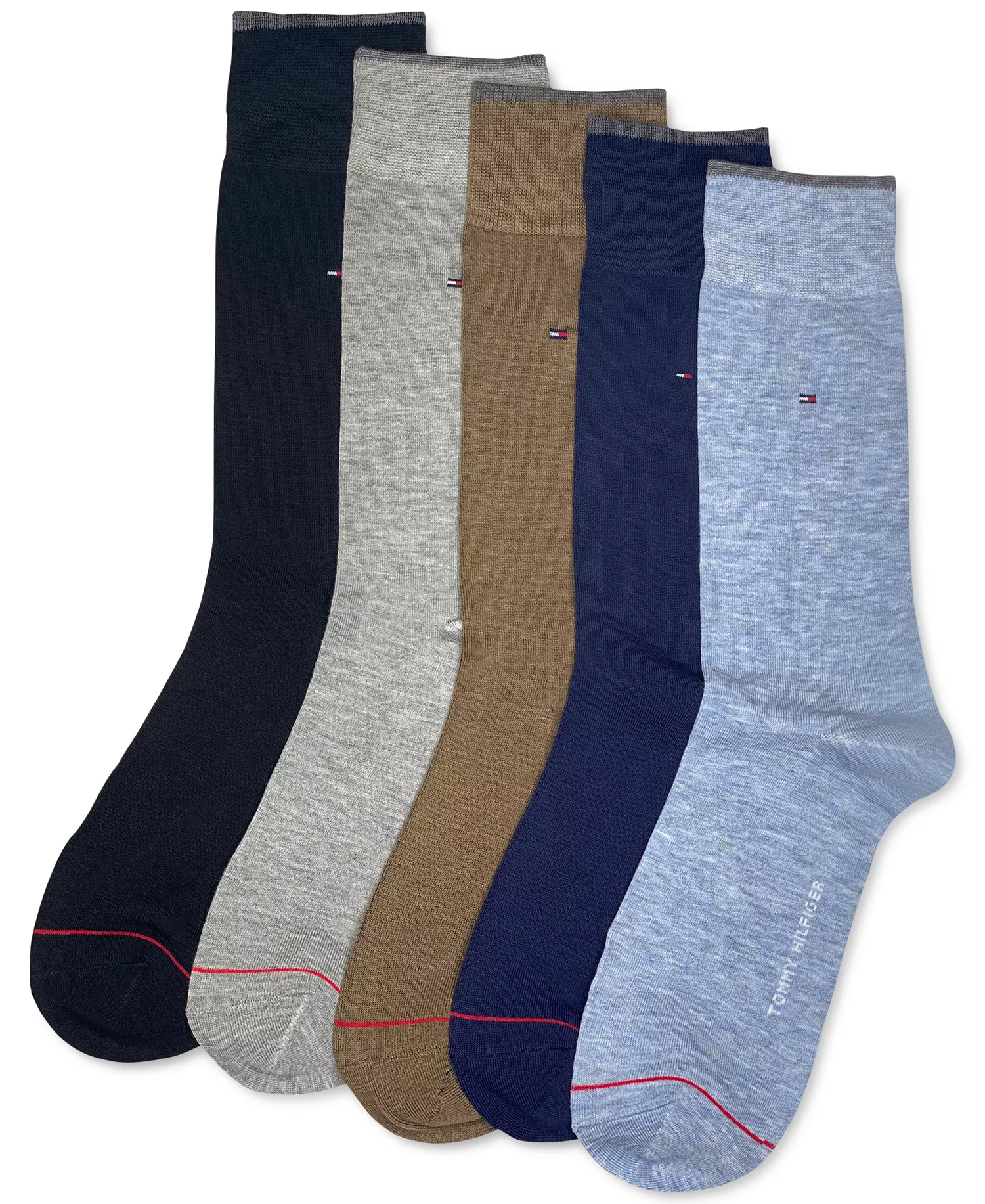 Tommy Hilfiger Men's Dress Socks, 5-Pack